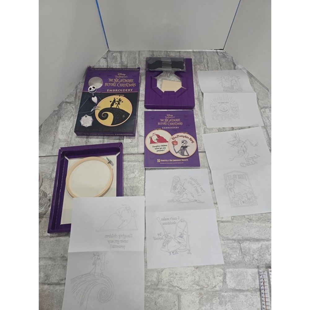 Embroidery Craft Set Disney Tim Burton's the Nightmare Before Christmas